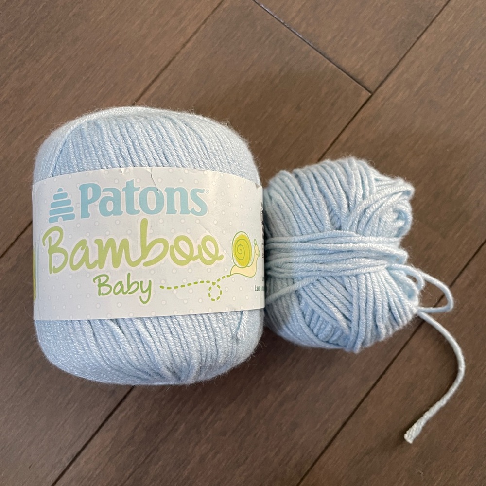 Patons Bamboo Baby Yarn in Light Blue